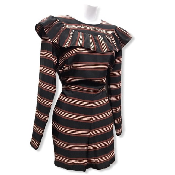 ASOS | Chic Long Sleeve Striped Romper - Picture 9 of 10